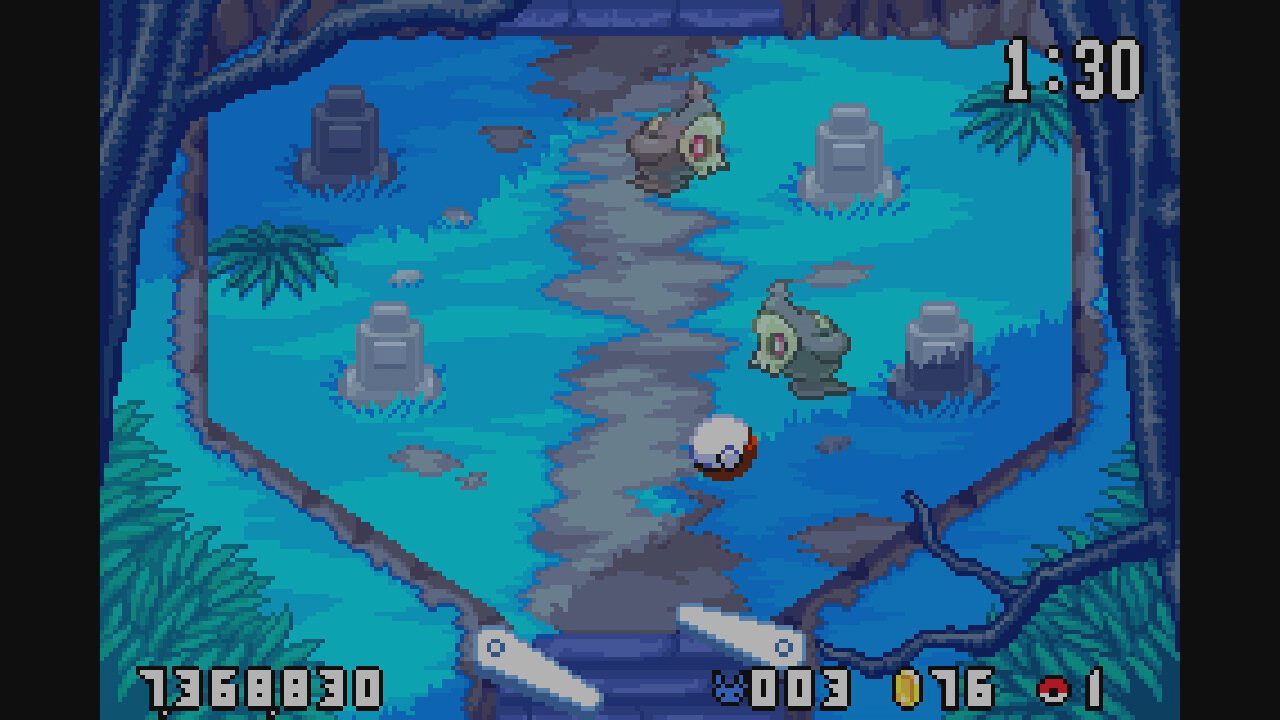 Pokémon Pinball ruby sapphire screenshot
