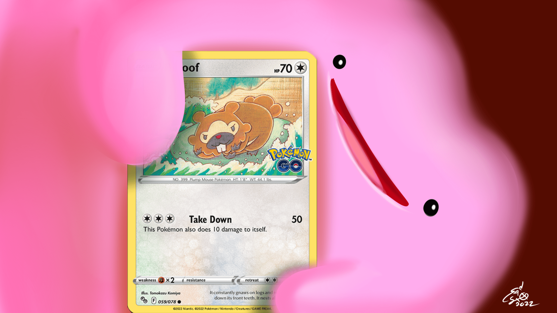 Bidoof (Peelable Ditto) (059/078) [Pokemon GO] – Pokemon Plug