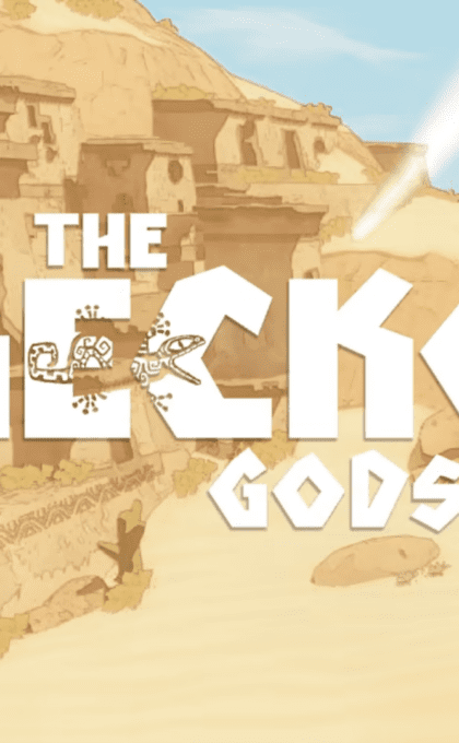 The-Gecko-Gods-Title-screen-puzzel-adventure-game-platform