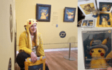 Van Gogh Pikachu Pokemon eevee Merch Promokaart